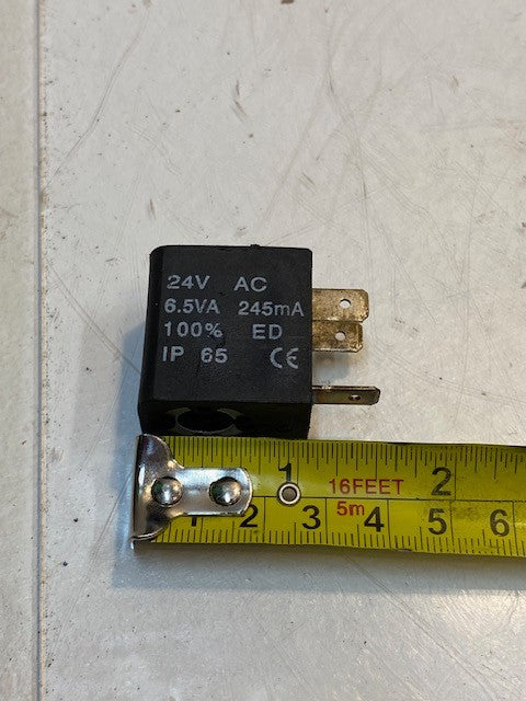 3 Quantity of CFA Solenoid Coil Valves IP-65 24V AC 6.5VA 245mA 100% ED (3 Qty)