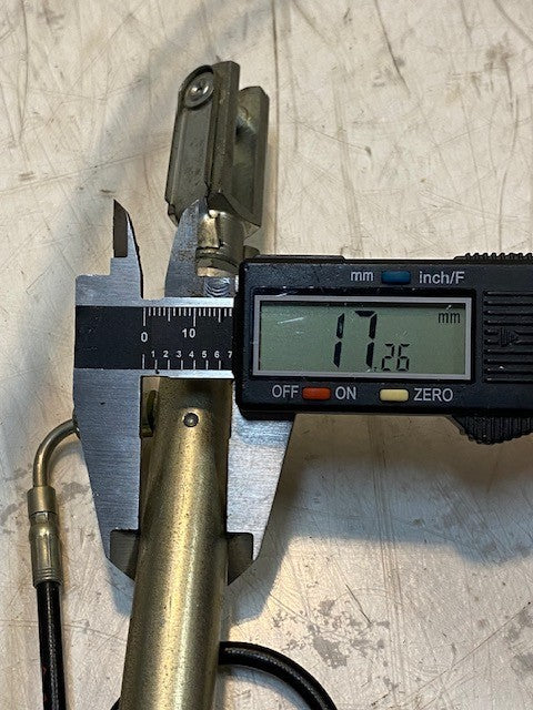 Convertible Top Hydraulic Cylinder for Mercedes 14-1/4" Long 17mm OD