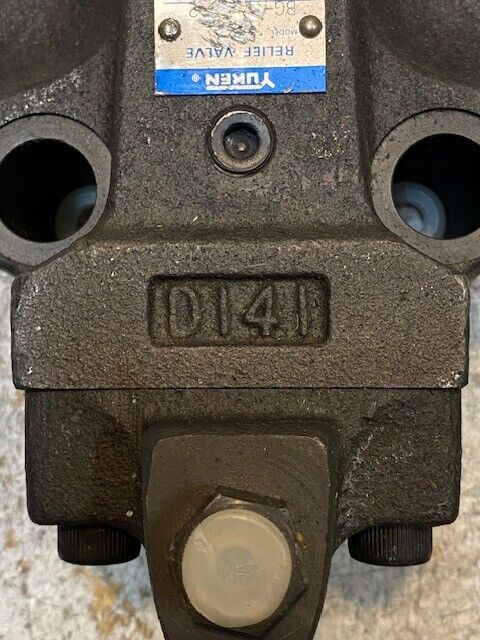 Yuken Relief Valve D141 | 21mm Bore 7-1/2" L 4-3/4" H 4-7/8" W
