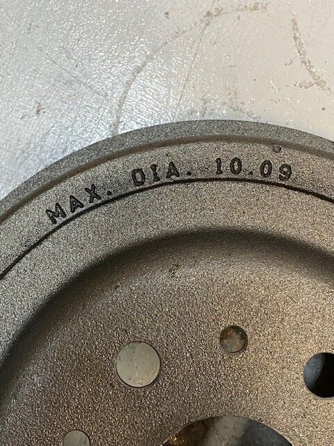 Brake Drum 8193C Max. Dia. 10.09 HF01 62mm Bore 10 Bolts