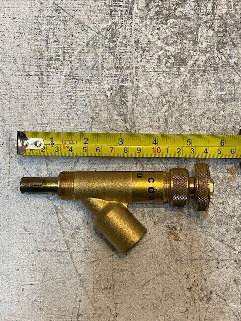 Haltec 310 Valve Adapter Calcium Chloride Liquid Fill Gun 5-1/2" Long 13mm End