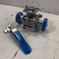 Dixon 1” CF8M Stainless Sanitary Three Piece Valve 1000 WOG - FREE SHIPPING