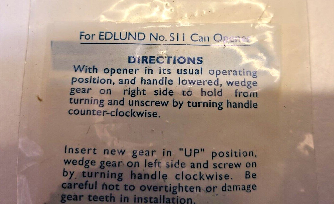 Edlund Products For Foodservice Gear S-11 | G030SP
