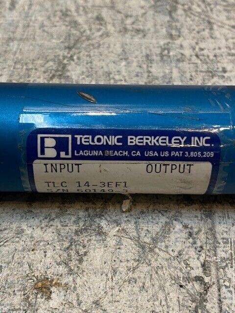 Telonic Berkeley Low Pass Filter TLC 14-3EF1 | 50149-3 | 19" Long 31mm OD