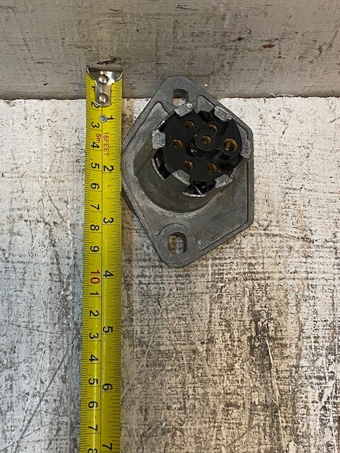 3 Qty of SAE J560 7-Pin Round Vehicle-Side Female-End Sockets 59W-7-3 (3 Qty)