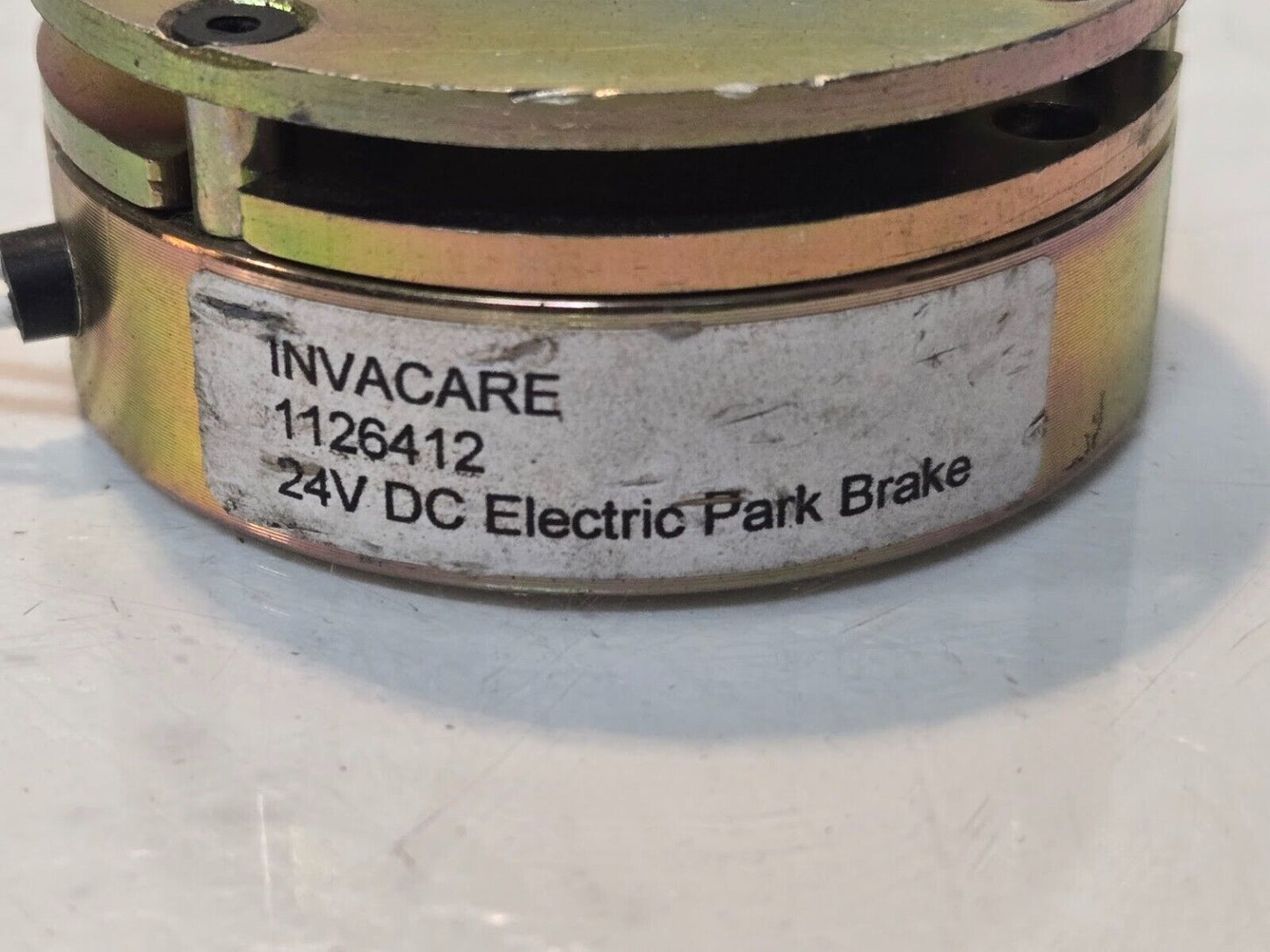 Invacare 1126412 Electric Parking Brake 24V DC | 2-3/8" Diameter 1" Thick