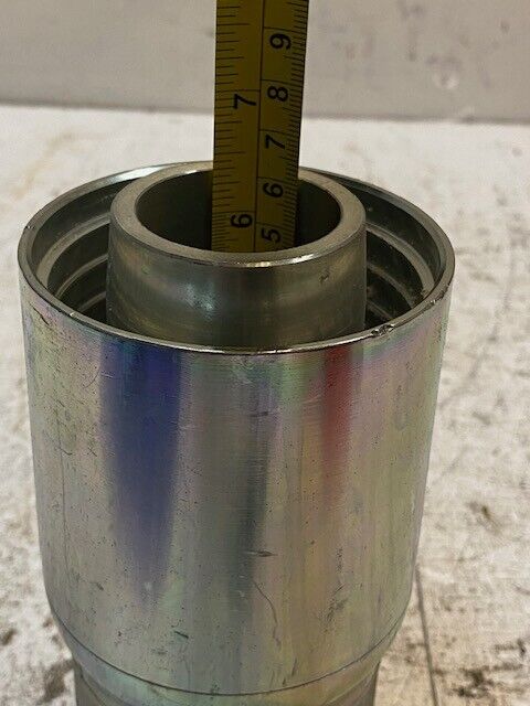 Large Crimp Coupling Hydraulic Hose Fitting PL A04000-32 OH 6-1/2" T 38mm Bore