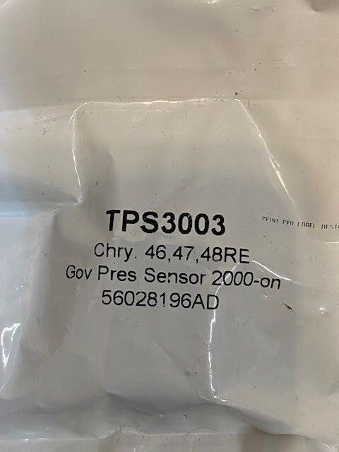 3 Quantity of TPS3003 Gov Pres Throttle Position Sensors 56028196AD (3 Quantity)