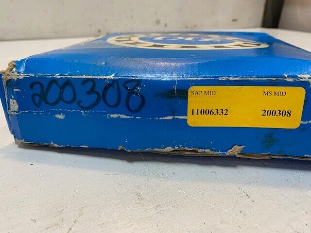 ZKL Bearing 6226AC3 | 200308 | 11006332 | CSFR | 9" OD | 129mm Bore | 40mm Thick