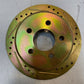 Gold Brake Disc Rotor Min Thk 9.5MM Max Dia 185.5MM 11-1/4" OD 71mm Bore