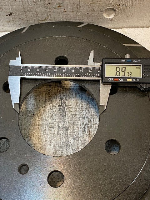 EBC Precision Slotted Brake Rotor 6-Lug x 135mm Bolt Pattern 90mm Bore 16mm Lug