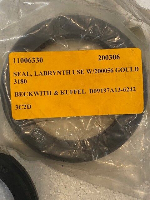 3 Qty of Protech Goulds Oil Labrinth Seals D09197A13-6242 | 4-1/2" OD (3 Qty)