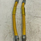 2 Qty of BrassCraft CSSB21-18 Yellow Stainless Steel Gas Connectors (2 Qty)