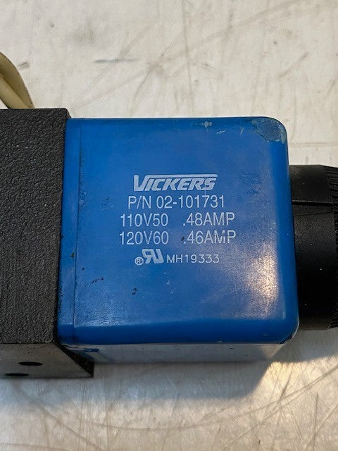Vickers Hydraulic Valve 02-101731 | 110V50 .48AMP 120V60 .46AMP