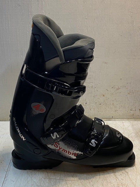 Salomon Symbio 4.0 Size 28.5 US 10 1/2 Black Ski Boots Flex 40 S