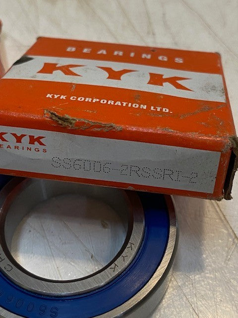 2 Quantity of KYK SS6006-2RSSRI-2 Deep Groove Ball Bearings (2 Quantity)