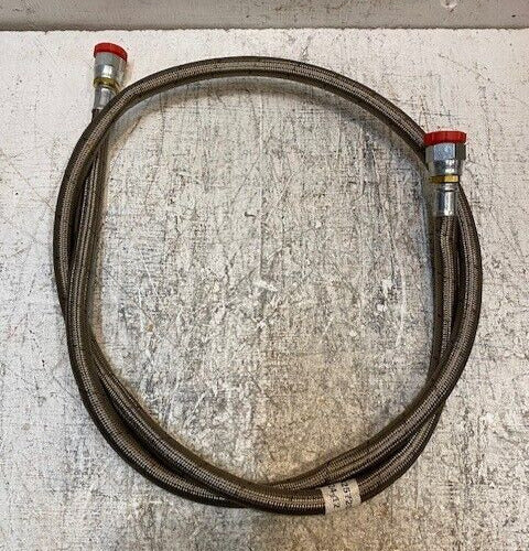 Flexible Stainless Steel 17mm Braided Fuel Line Hose 1425720 Approx 5-1/2' Long