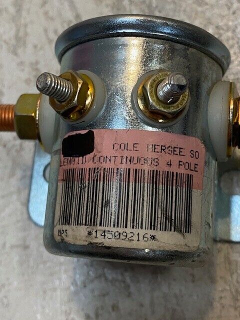 Cole Hersee Co. 111 Solenoid Continuous 4 Pole 12V400M