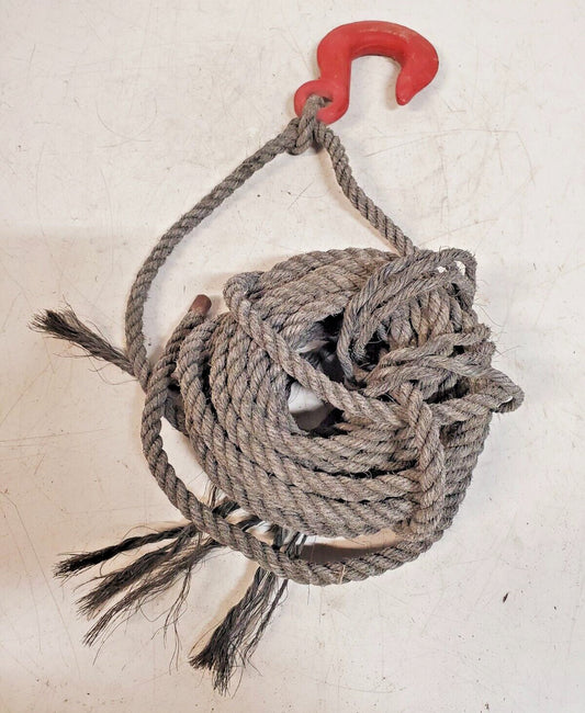 Crosby Hook 3/8 Y5B With Nylon Rope 15 Ft Length