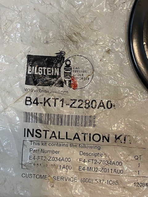 Bilstein B4-KT1-Z280A00 Gas Pressure Shock Absorber Installation Hardware Kit