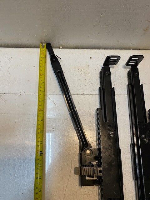 Pair of Seat Sliders for Volkswagen 15-6/8" Length 2" Width 3" Height