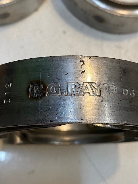 7 Quantity of R.G.Ray 03730000086 T-Hose V-Band Clamps 1" Thick (7 Quantity)