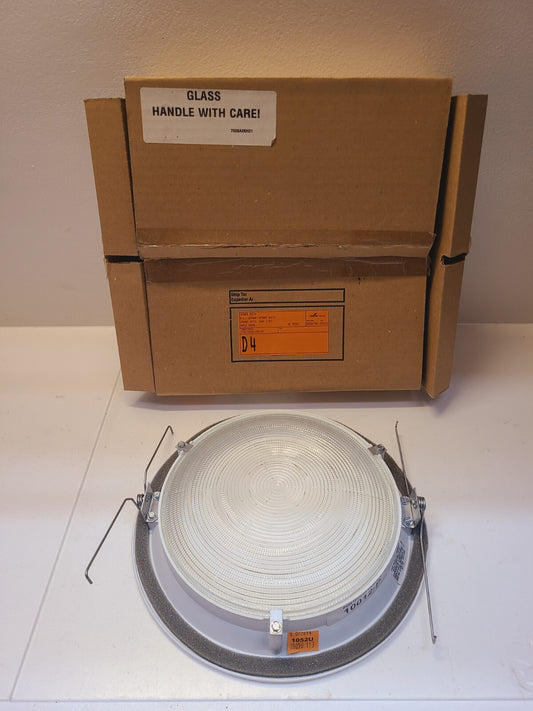 Portfolio 8" RD Recessed Regres Finish All White 10012-P | 10012 PWH