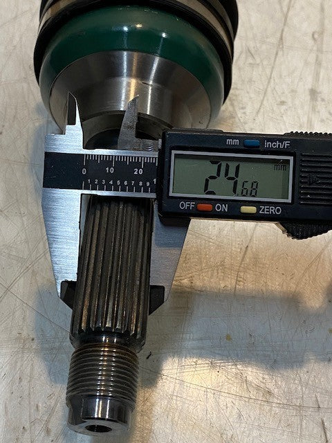 NTN Constant Velocity Axle 17-60 #BJ79L 26-1/4" Long 23mm 21-Spline 23mm Shaft