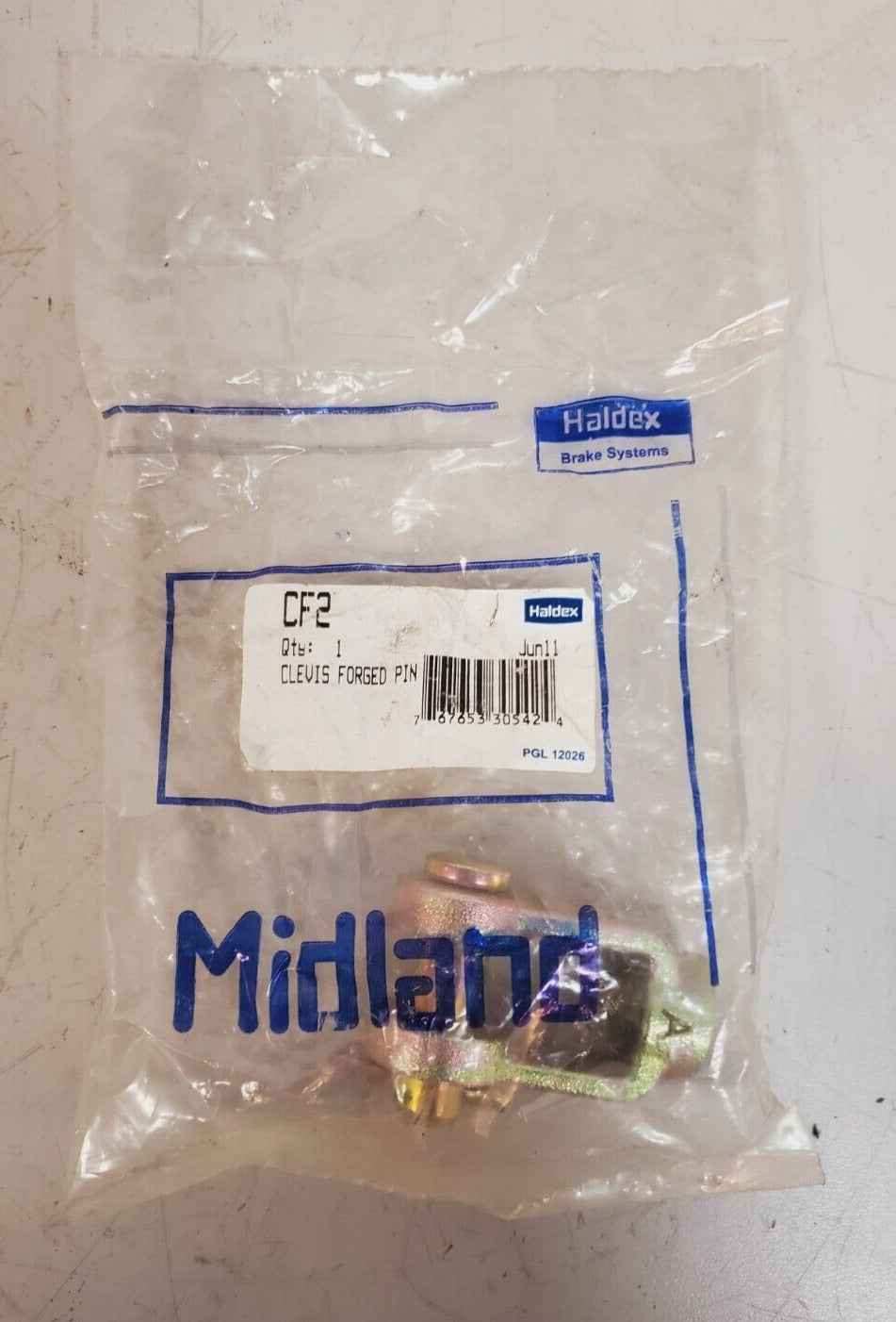 11 Quantity of Haldex Midland Clevis Forged Pins CF2 | PGL 12026 (11 Qty)