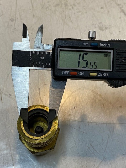 6 Quantity of Sherwood Control Valves PA1428M | 2-3/8" L 14mm ID Thread (6 Qty)