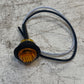 (200 Quantity) 4 Bags of 50-Pack Mini Round 3/4" Clear Lens Amber LED Buttons