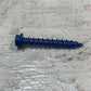 100pcs of PowerPro Conrete Anchors 1/4"x1-3/4" Blue Hex Head (100 Quantity)