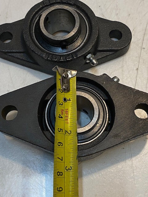 2 Quantity of IPTCI 2-Bolt Flange Bearings 1" FL205 | UC205-16G (2 Quantity)