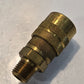 9 Quantity of 1/4" Milton Kwik Change M Style Couplings 1/4" MNPT Brass (9 Qty)