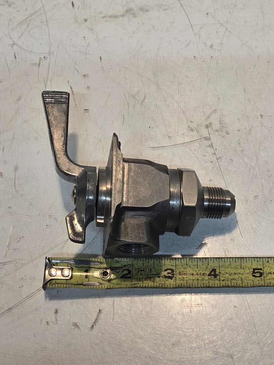 Teledyne Republic Angle Valve 1-2666-3 | 1/2" Female ORB x 1/2" Male Flare