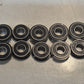 10 Quantity of GBC Snap Ring Bearings R6RS | 7/8 in OD x 3/8 in Bore (10 Qty)