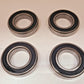 4 Quantity of Sealed Ball Bearings R20RS | 63011220 | 23E6 (4 Qty)