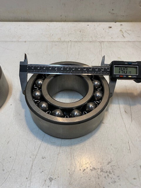 2 Quantity of Self-Aligning Ball Bearings 12-Ball 140mm OD 65mm Bore (2 Qty)
