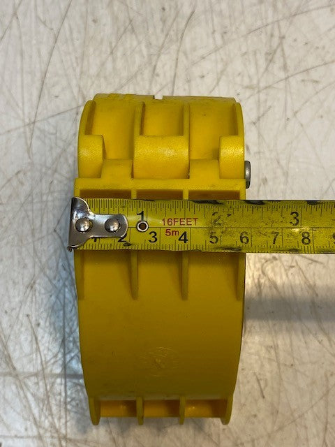 Inflow Plug 4" Coupling Pending Sewer Cap Yellow Polypropylene Patent#6,234,007