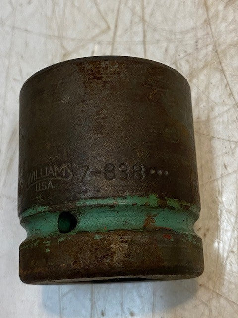 Williams 7-838 1-3/16" 8-Point Impact Socket 2-1/2" Long 59mm Outside Diameter