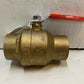 PlumbMaster 2" Full Port Brass Ball Valve 600 WOG Red Handle