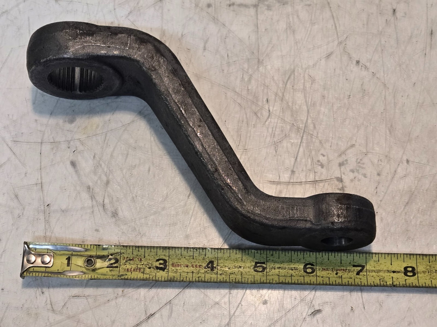Drop Pitman Arm | 4" Drop | 1-1/4" 32 Spline Drive | 5/8" Bore | 5.5" Eye-Eye