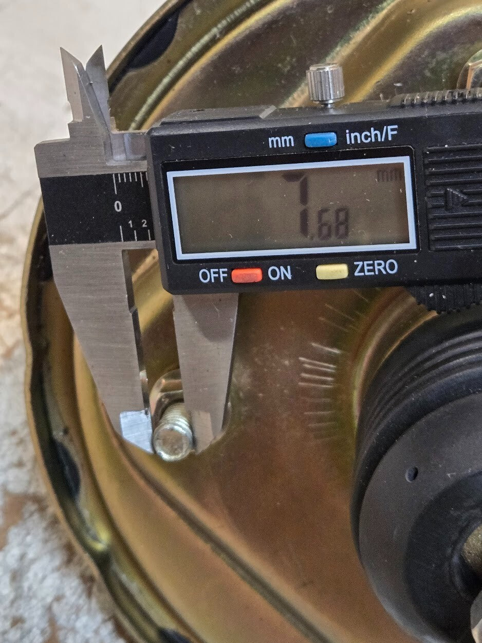 Brake Booster 8" Dual Diaphragm 6.75lbs 9.2mm Input Shaft