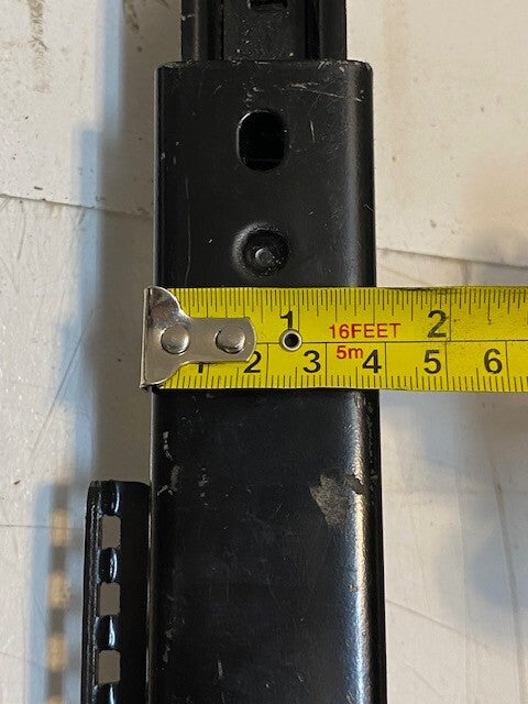 Pair of Seat Sliders for Volkswagen 15-6/8" Length 2" Width 3" Height