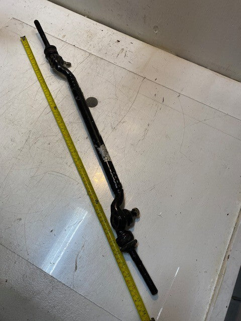 Steering Drag Link Tie Rod Assembly 33-1/4" Long 16mm Thread 28mm Shaft Dia.