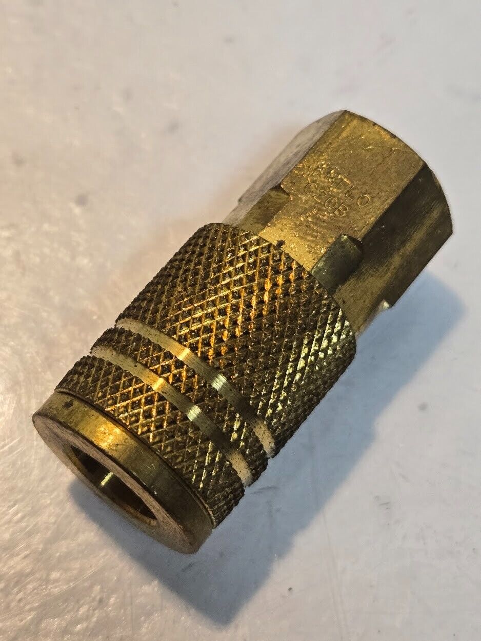 9 Quantity of Amflo C280B 1/4" Quick Change Couplings 1/4" FNPT Brass (9 Qty)