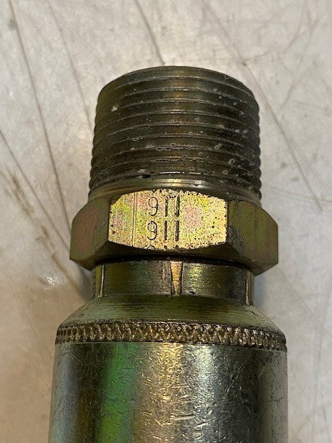 2 Quantity of Hydraulic Male Crimp Hose Fittings 43C12U | 43C12J | 911 (2 Qty)