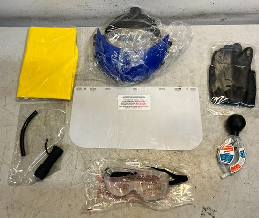 Forklift Battery Changing PPE Kit Complete Safety Protection Set Industrial Use