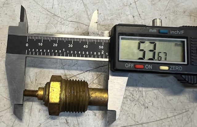Stewart Warner Temperature Sending Unit 362-D Used For Automotive Engines