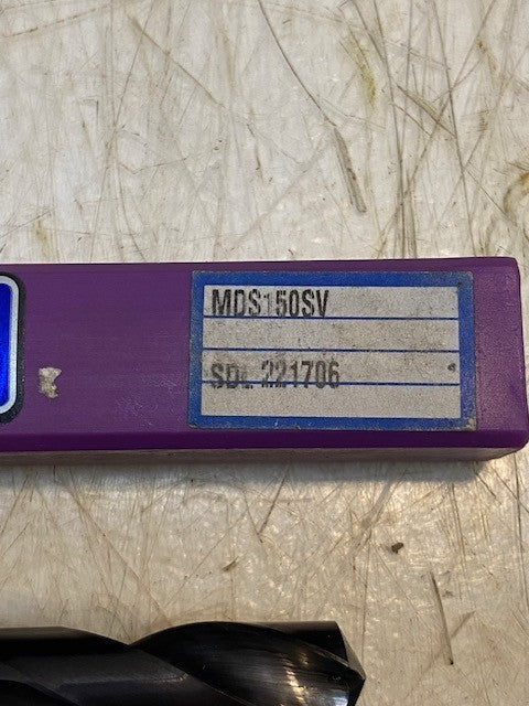 Sumitomo Electric New Carbide Drill MDS150SV 0.5906″ Dia. × 0.5906″ Shank